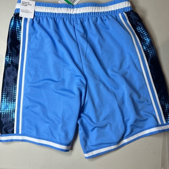 NWT Nike XL Blue Mesh Basketball Retro Camo Performance Shorts Athletic $65 - Picture 9 of 11